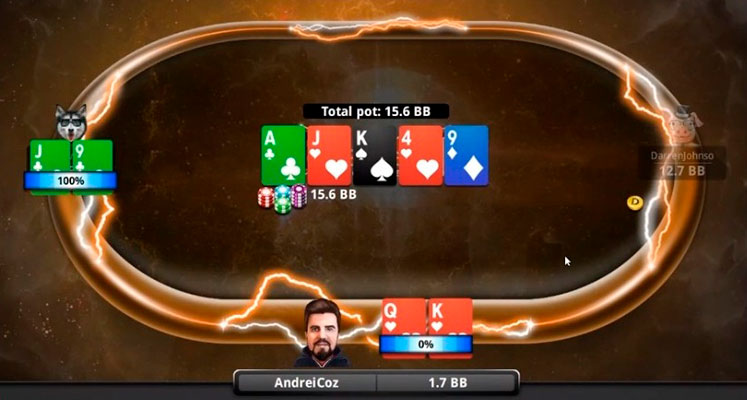 888 Poker Es Spins Table