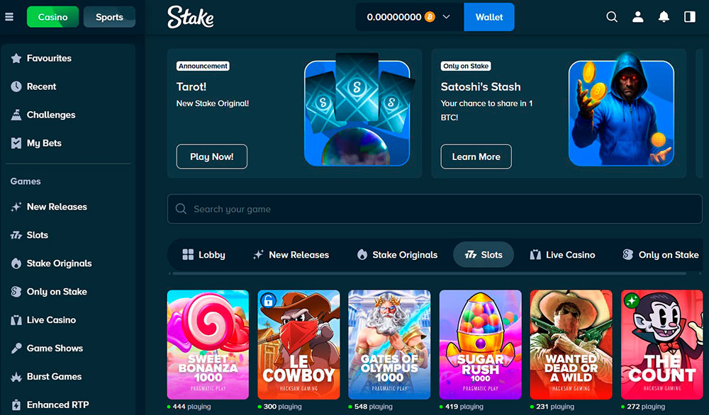 Stake Casino User Experience and Design