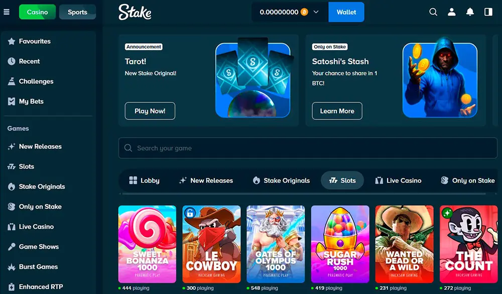 Stake Casino User Experience and Design