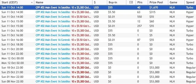 Satélites para el CPP Online