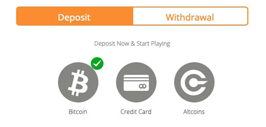 Deposit Method Options