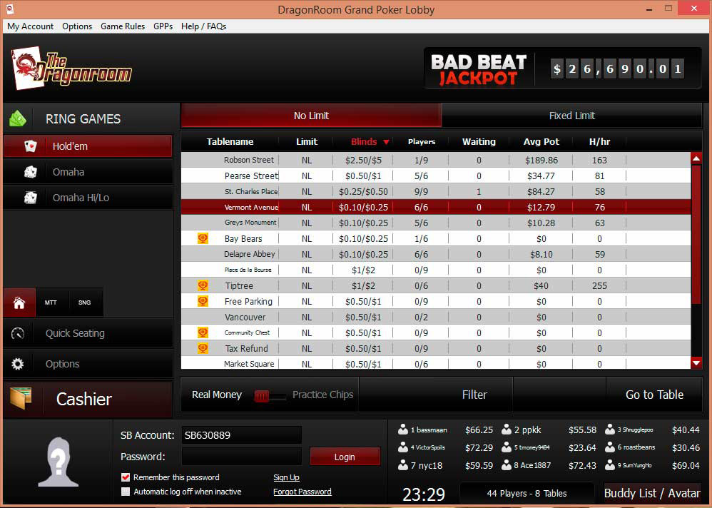 Vietbet Poker Lobby En