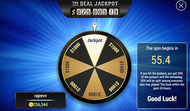 The Deal  Poker Stars колесо джекпота