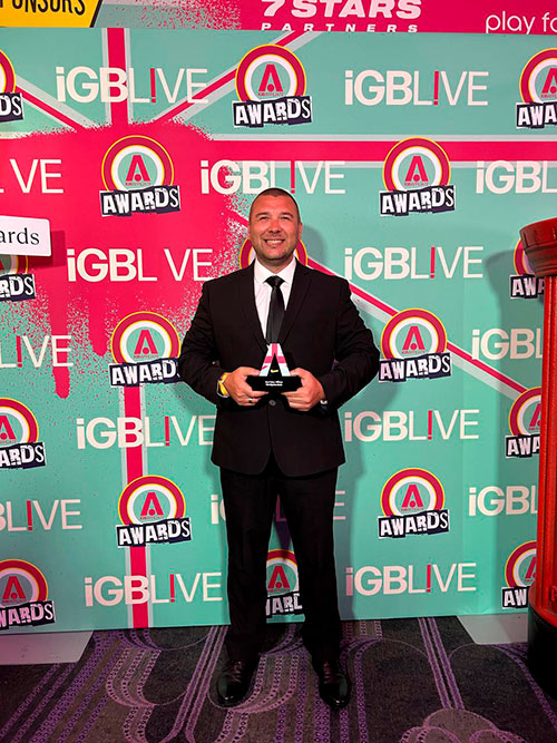 Руководитель отдела продаж Worldpokerdeals Антон на iGB Awards 2025