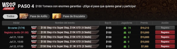 Paso 4 Wsop Express Gg Poker