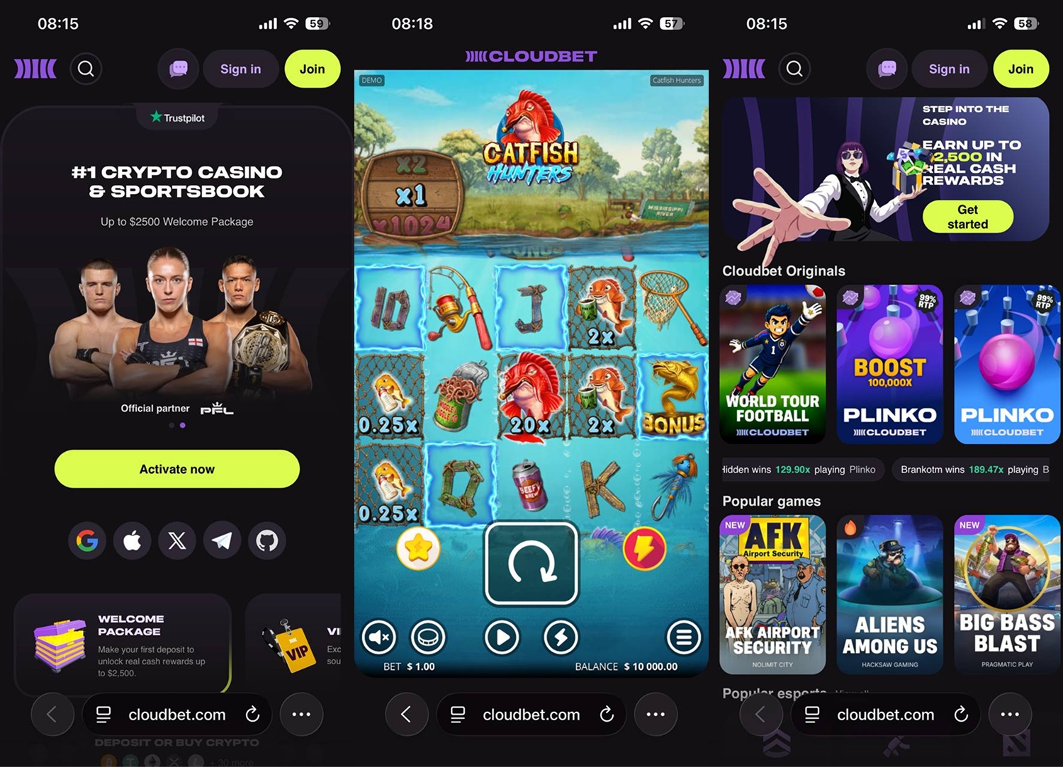 Cloudbet Mobile