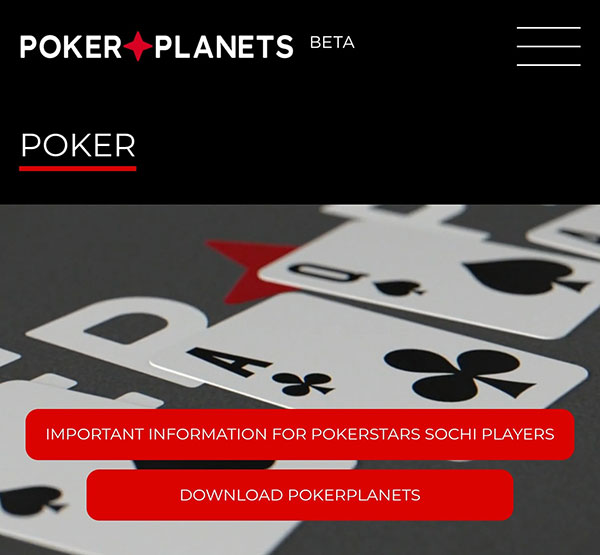 Poker Planets Download Mobile App