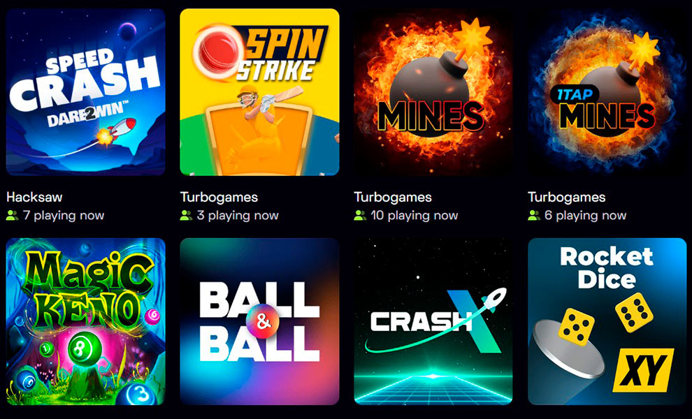 Immerion Casino Crash Games