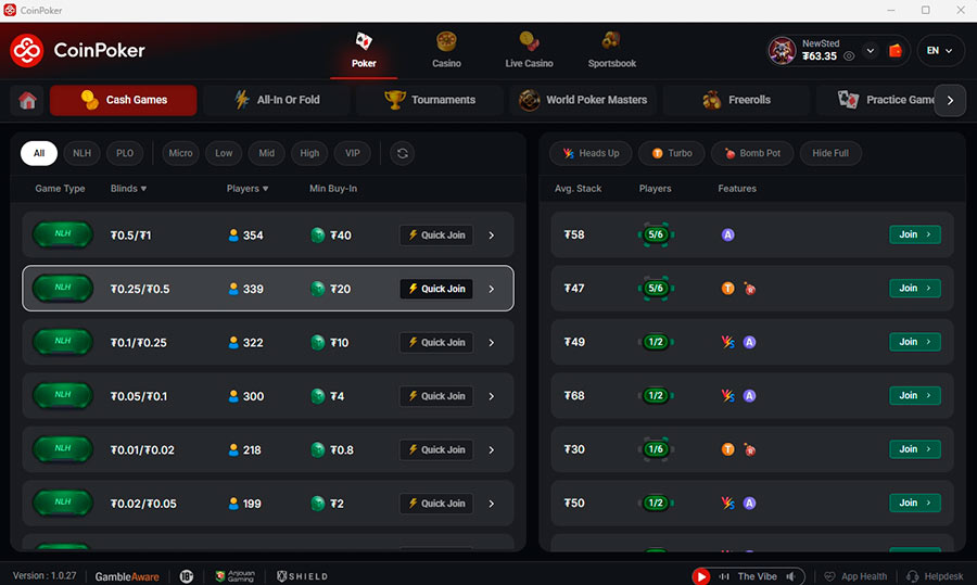 Coin Poker Software