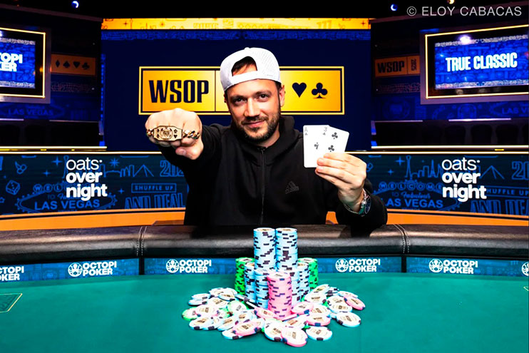 Antonio Galiana Win Event 3 8 Handed NLH WSOP 2025