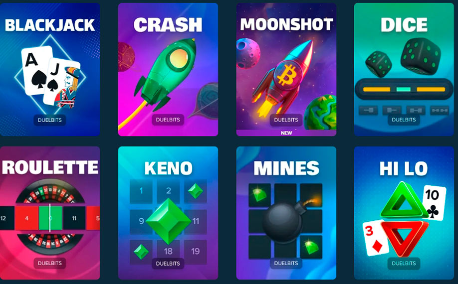 Duelbits Casino Original Games