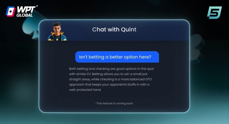 Quintace в WPT Global:  вопросы AI-помощнику Quint