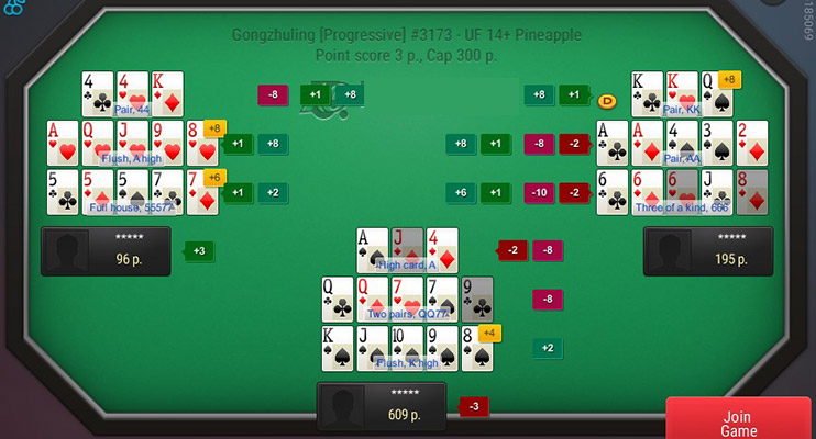 Виды покера - Китайский покер