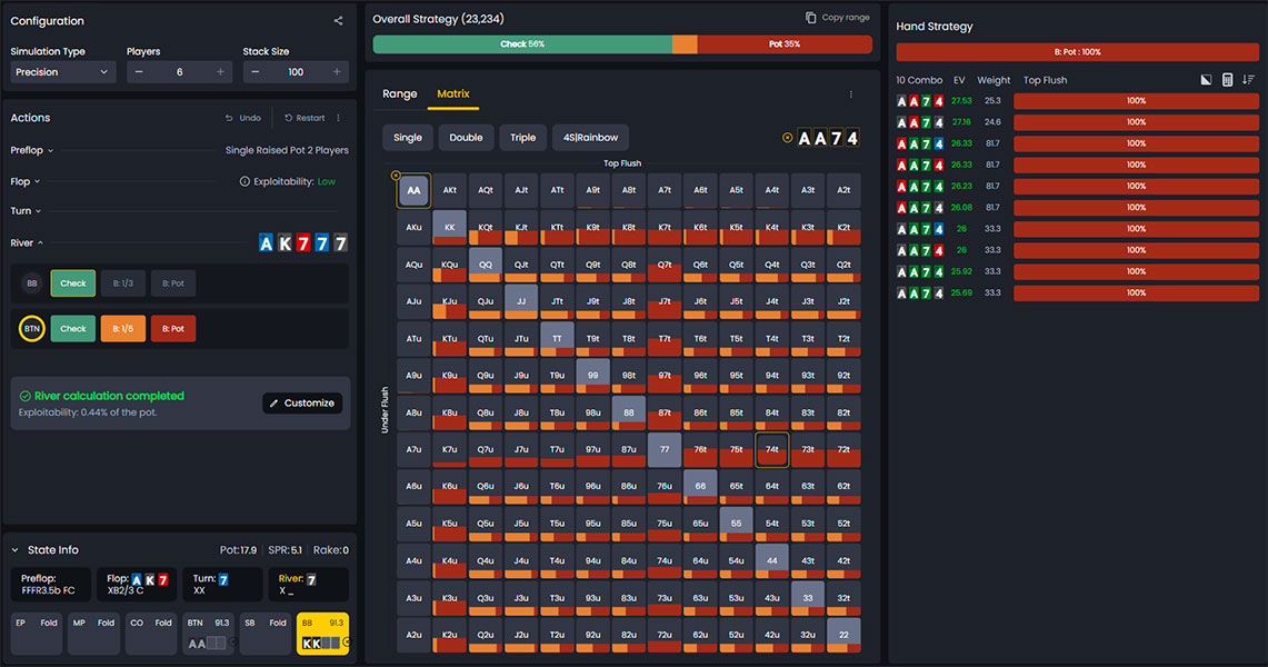Flop Hero Strategies View