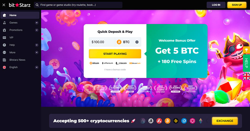 Bit Starz Casino User Experience