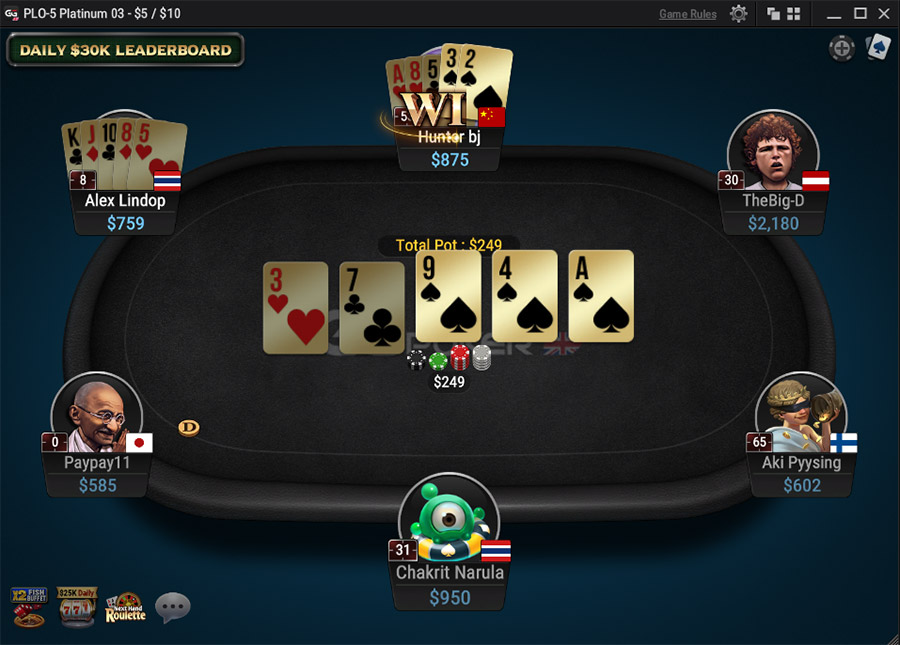 G Gpoker Plo5 Table Ru