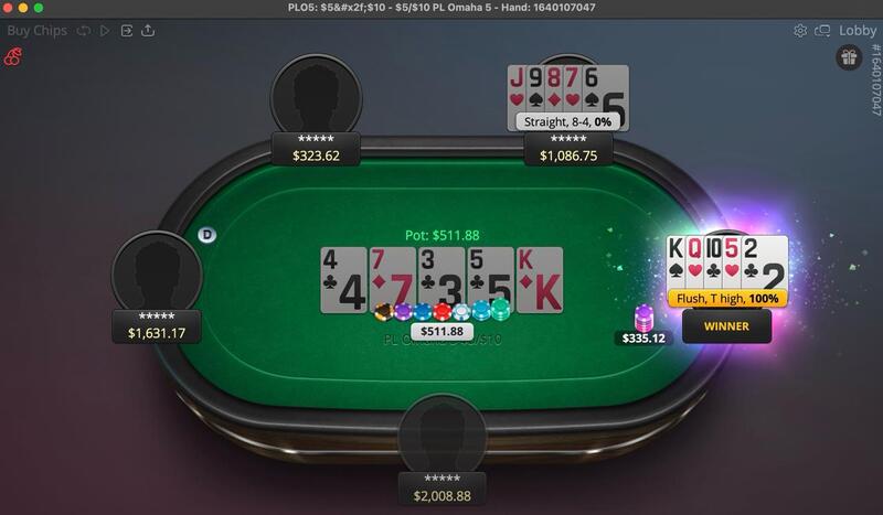 Betonline Poker Plo5 Table