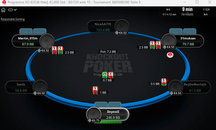 Pokerstars Spain Table