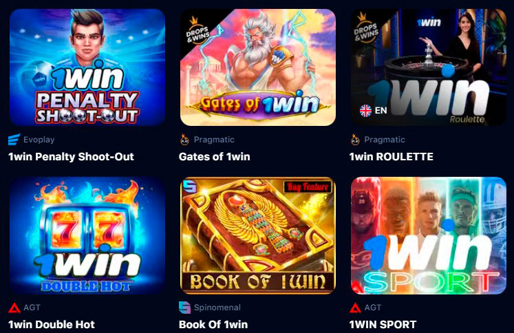 1win Casino Games