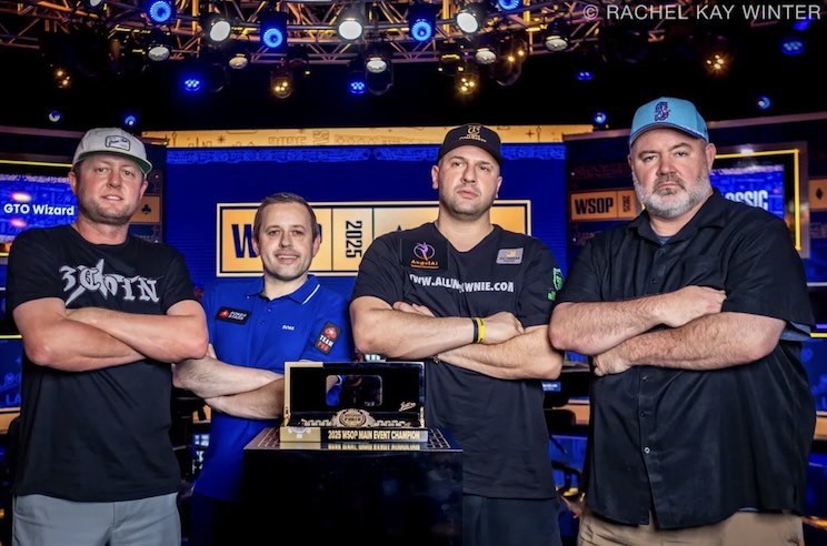 Finalistas 4 Wsop Main Event 2025