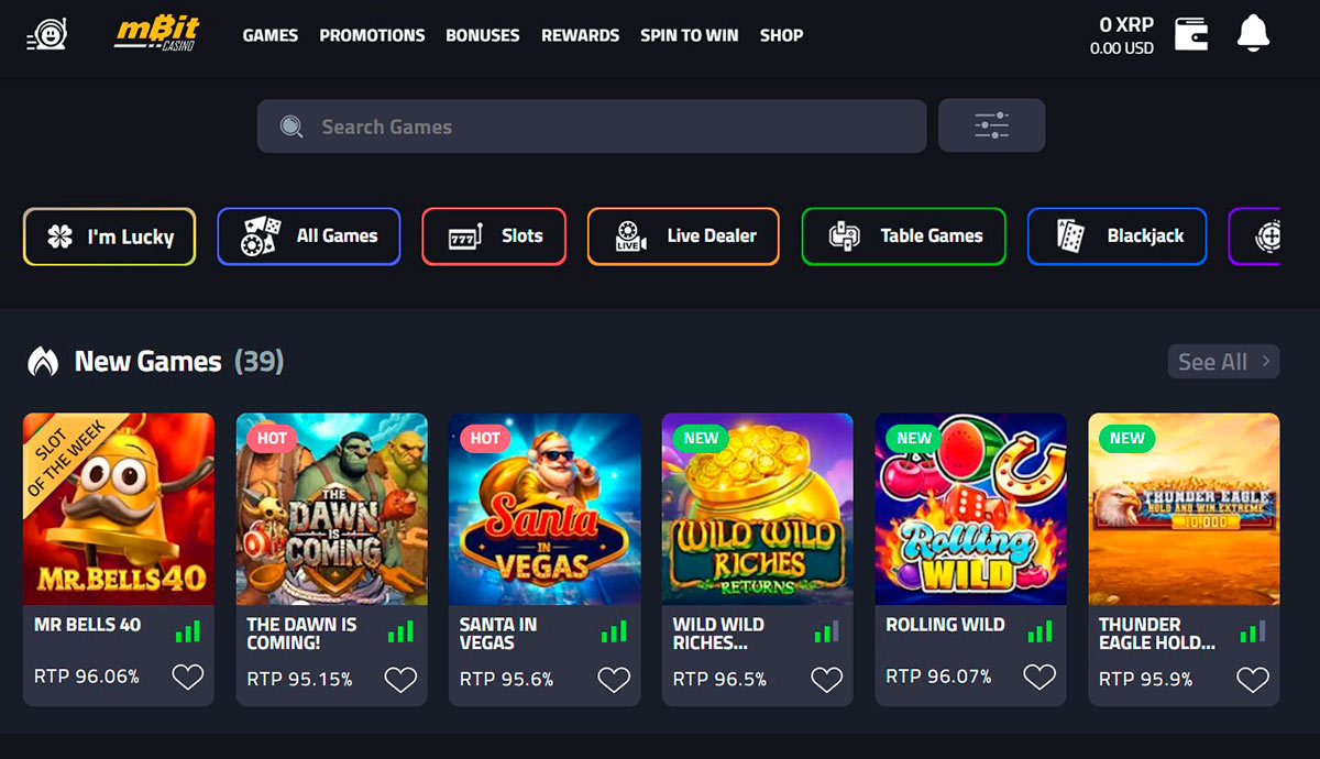 M Bit Casino Site