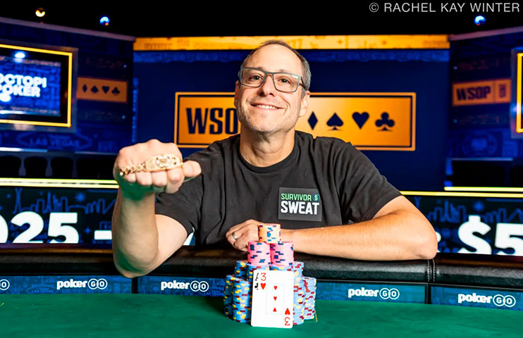 David Odb Baker Win Event 40 Seniors High Roller Wsop 2025