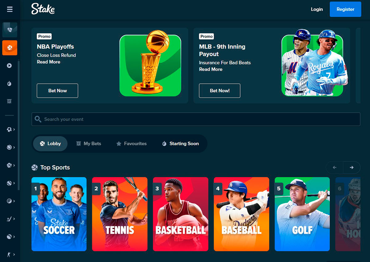 Stake Sportsbook Site