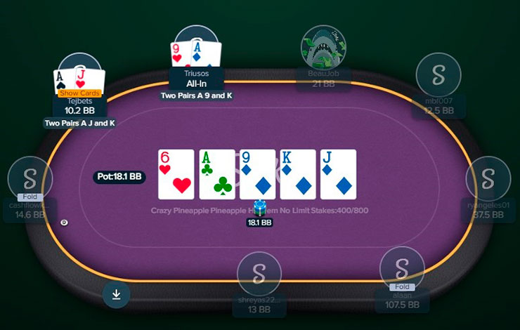 Stake Poker Mtt Table