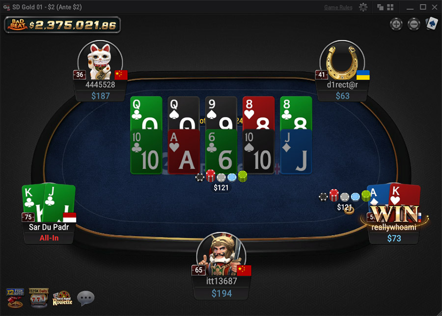 G Gpoker Shortdeck Table En