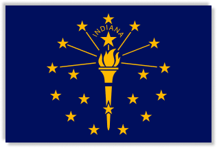 Flag of Indiana
