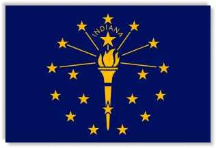 Flag of Indiana