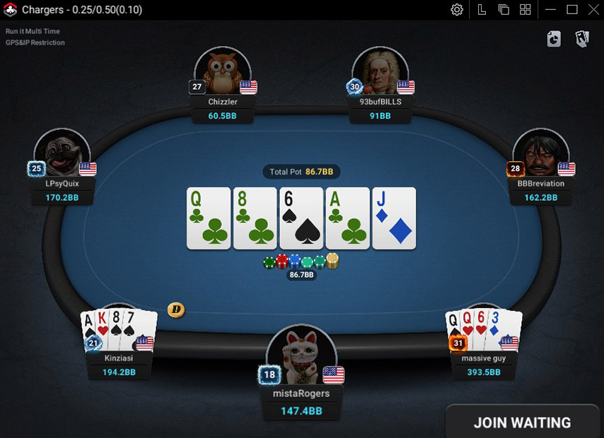 Club Gg Omaha 7 Max Table Pc