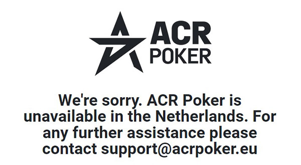 Americas Cardroom забанил игроков из Нидерландов