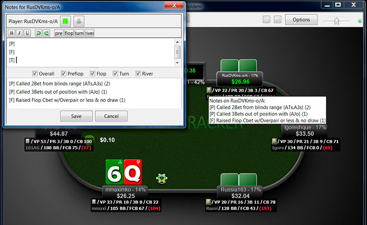 Poker Tracker 4 Auto Notes