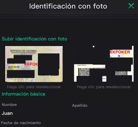 Verificar Cuenta KKPoker Colombia