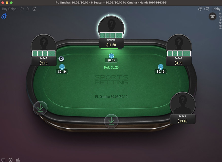 Sportsbetting Omaha Table En