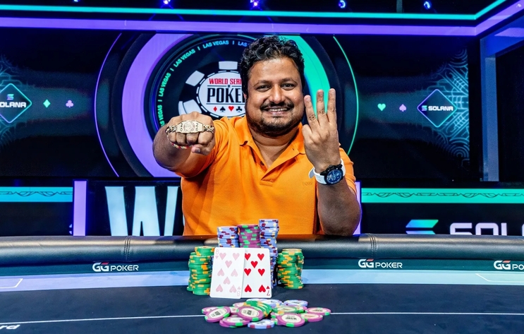 Santhosh Suvarna Gane Event 29 50k High Roller Wsop 2026