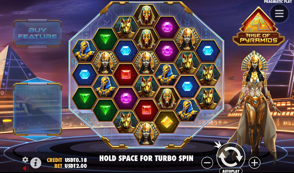 Coin Poker Casino Slot Rise of Pyramids