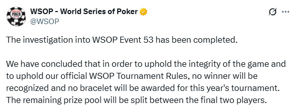 Colusion Millionaire Maker Wsop 2025 X Post 2