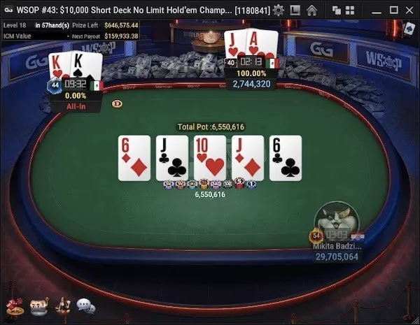 Reixach Eliminado WSOP online #43