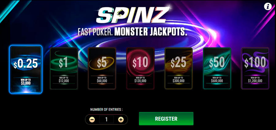 ACR Poker Spinz лобби