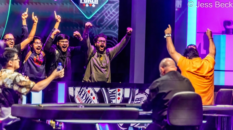 Группа поддержки Сантуша Суварна на Wsop 2026