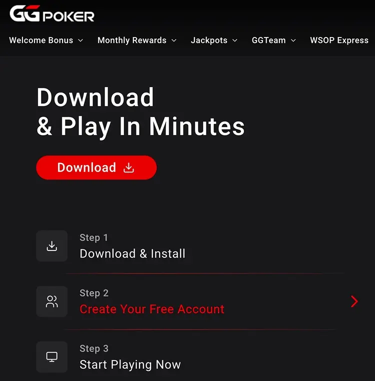 Ggpoker App Download