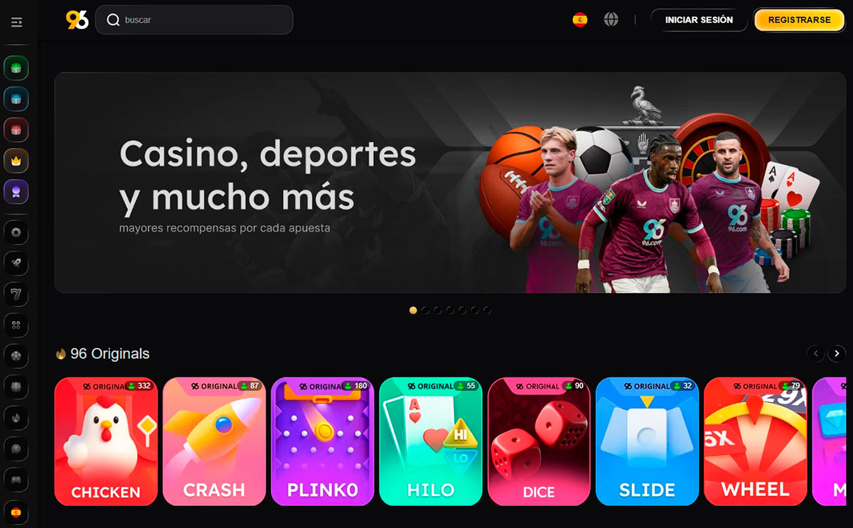 96com Casino Sitio Web