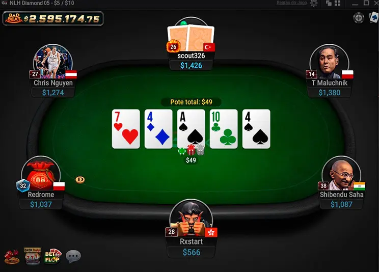 ggpoker Jogos texas holdem