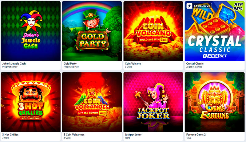 Jugabet Casino Games
