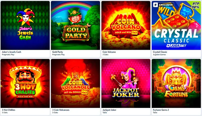 Jugabet Casino Games