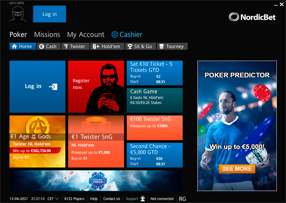 Nordicbet Poker Main Lobby Ru