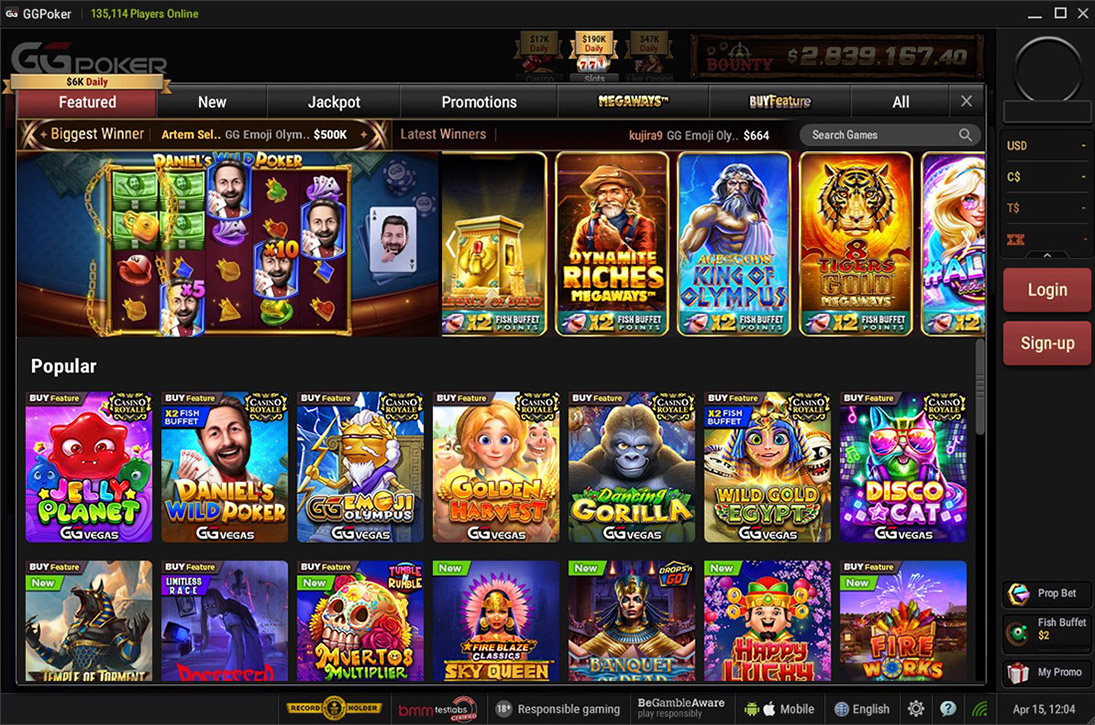 Gg Poker Casino Slots