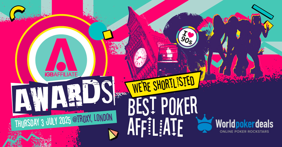 Worldpokerdeals Shortlisted for the 2025 I Gb Affiliate Awards